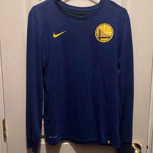 COPY - Nike DRI FIT Golden State Warriors long sleeve size small in mens